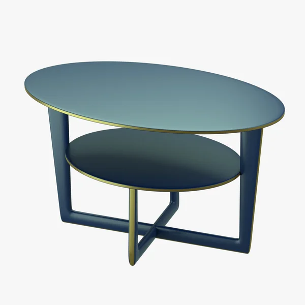 Moderner Tisch mit zwei Ebenen — Stockfoto