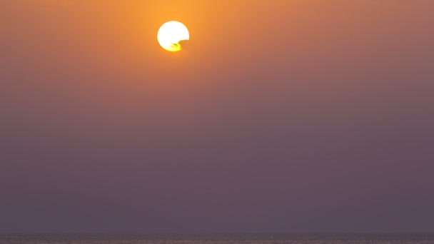 Beau coucher de soleil timelapse sur le légendaire palmier Jumeirah à Dubaï. Golfe, Eirates arabes unis . — Video