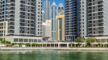 Jumeirah Gölü Kuleleri 'ndeki yerleşim yerleri Dubai, BAE' de zaman çizelgesi..