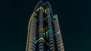 Jumeirah Gölü Kuleleri 'ndeki yerleşim yerleri Dubai, BAE' de zaman çizelgesi..