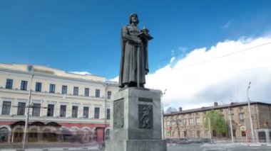 Yaroslavl - Yaroslav bilge timelapse hyperlapse kurucusu anıt