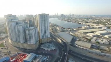 Ajman Cityscape modern binalar hava en iyi Manzaralı