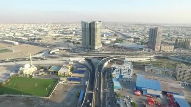 Ajman Cityscape modern binalar hava en iyi Manzaralı