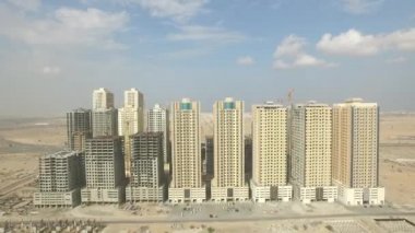 Ajman Cityscape modern binalar hava en iyi Manzaralı