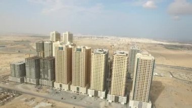 Ajman Cityscape modern binalar hava en iyi Manzaralı