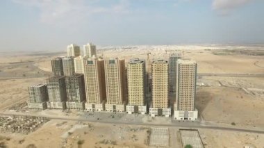 Ajman Cityscape modern binalar hava en iyi Manzaralı