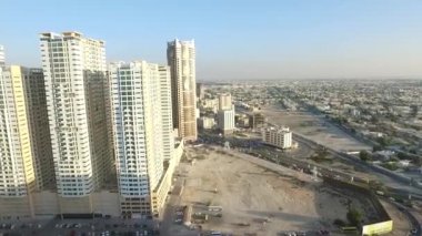 Ajman Cityscape modern binalar hava en iyi Manzaralı
