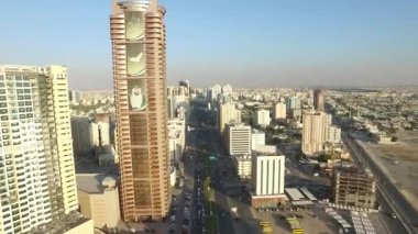 Ajman Cityscape modern binalar hava en iyi Manzaralı