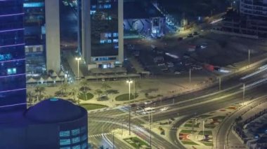 Batı Körfezi bölgesinin ufuk çizgisi Doha Zaman Çizelgesi, Katar.