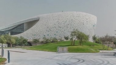 Doha 'daki Katar Vakfı tarafından başlatılan Eğitim Şehri Kompleksi zaman çizelgesinin görünümü.