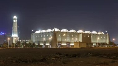 İmam Muhammed ibn Abd el-Vahabi Camii Katar Devleti Camii dış cephesi