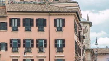 İtalya, Roma 'daki Navona Meydanı' ndaki Neptün Çeşmesi..