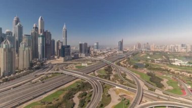 Dubai Marina karayolu kavşağı spagetti kavşağı zaman kavşağı