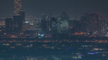 Jumeirah Village Circle 'ın hava görüntüsü.