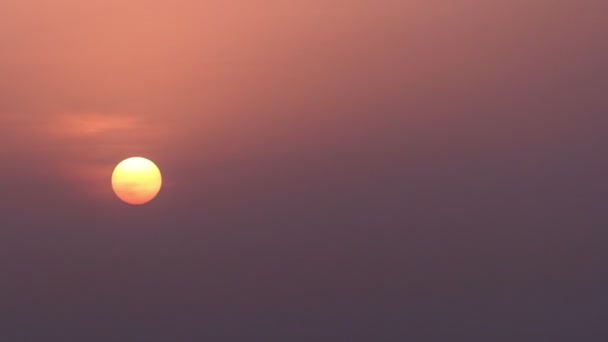 Sonnenaufgang in Dubai, VAE Zeitraffer — Stockvideo