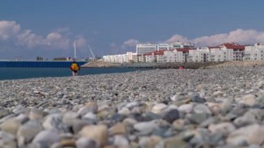 Şehir Adler timelapse hiperlapse Deniz plaj