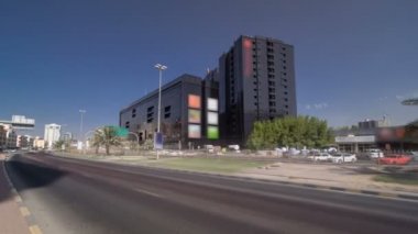 Cityscape Ajman gün timelapse, Bridge. hyperlapse Ajman Emirliği Ajman, Birleşik Arap Emirlikleri başkentidir.