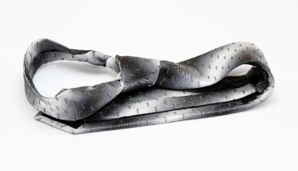 Beyaz bir arka plan üzerinde kombine kravat