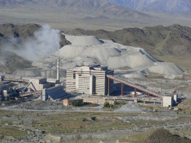 Asbest ayıklama üzerinde sanayi kompleksi