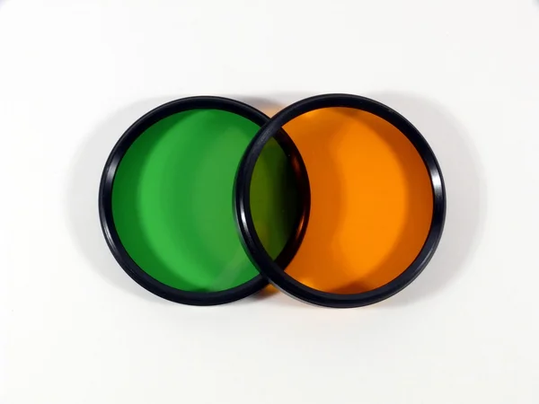 Two optical filters — Stock Photo, Image