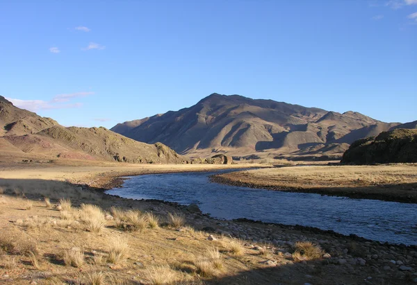 Vallei van de rivier Alaş Stockafbeelding