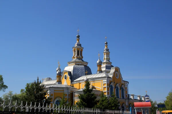 Cattedrale di Spasa di immagine non artificiale. Minusinsk — Foto Stock