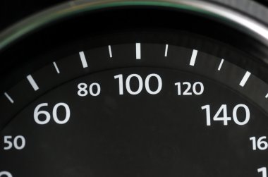 Hız göstergesi araba Denetim Masası'ndan lüks sportcar siyah