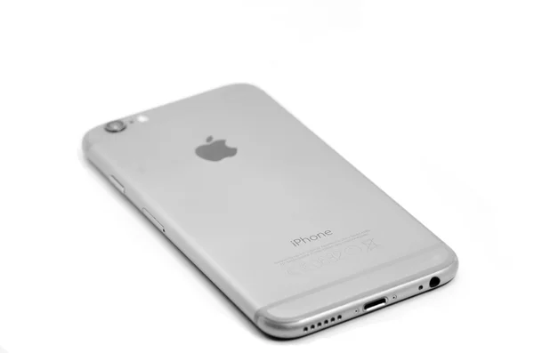 RUMANIA - 20 DE SEPTIEMBRE DE 2016. Parte posterior del iPhone 6 Espacio Color gris w —  Fotos de Stock