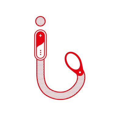 Mektup en az anahat tasarım kaşıkla.