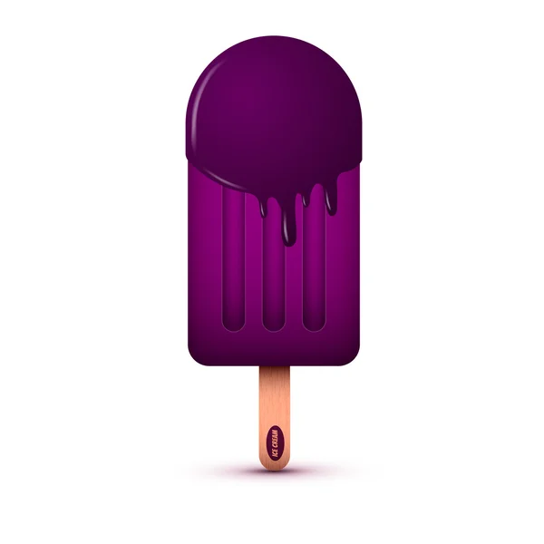 Ice cream color icon. Vector template — Stock Vector