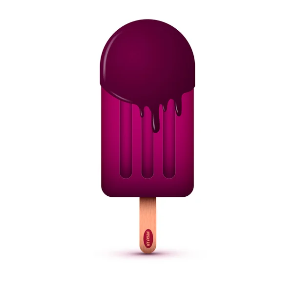 Ícone de cor de sorvete. Modelo de vetor —  Vetores de Stock