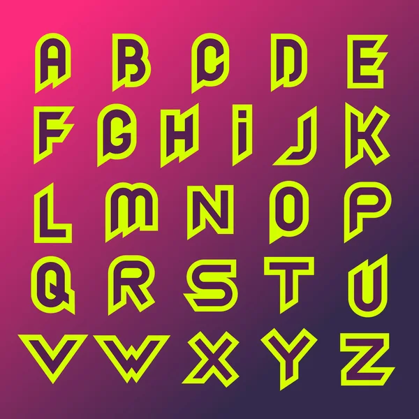 Lettres abstraites logo icône design — Image vectorielle