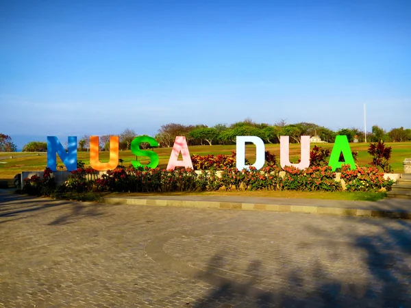 Nusa Dua barevné symboly, Bali — Stock fotografie