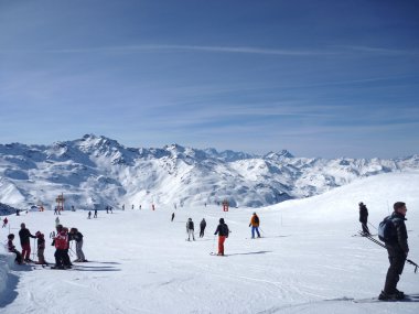 Kış dağlar Fransa