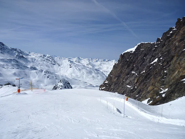 Montañas de invierno en Francia — Foto de Stock