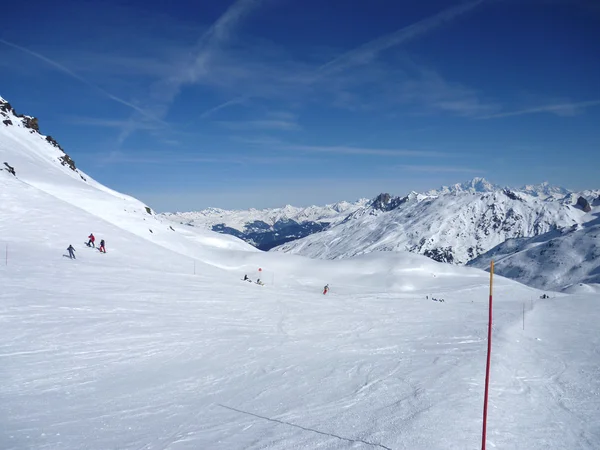 Montañas de invierno en Francia — Foto de Stock