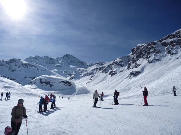 Kış dağlar Fransa