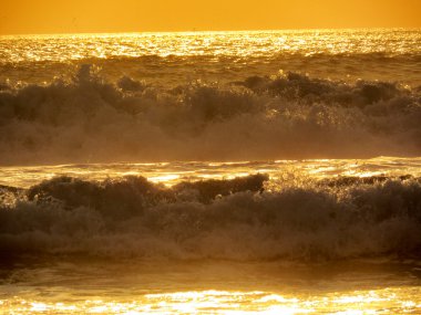 Kuta, Bali, Endonezya, güzel gün batımı