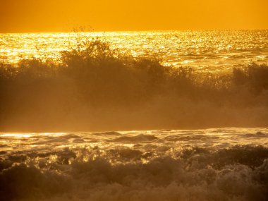 Kuta, Bali, Endonezya, güzel gün batımı