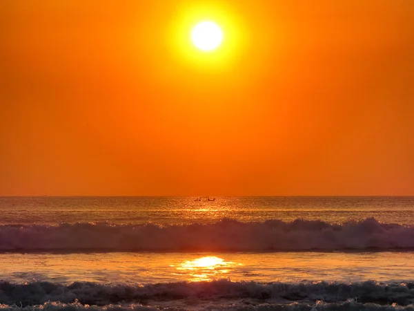 Kuta, Bali, Endonezya, güzel gün batımı