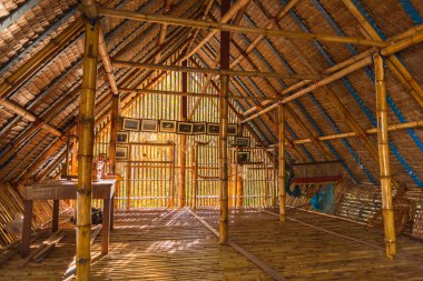 Bambu Fuar riverside, yaşam tarzı hakkında için bina. Sel