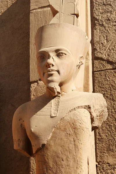 Farao hoofd, Karnak Temple - Egypte — Stockfoto