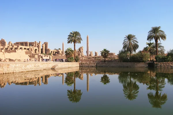 Karnak, tempel komplex i Luxor, Egypten — Stockfoto