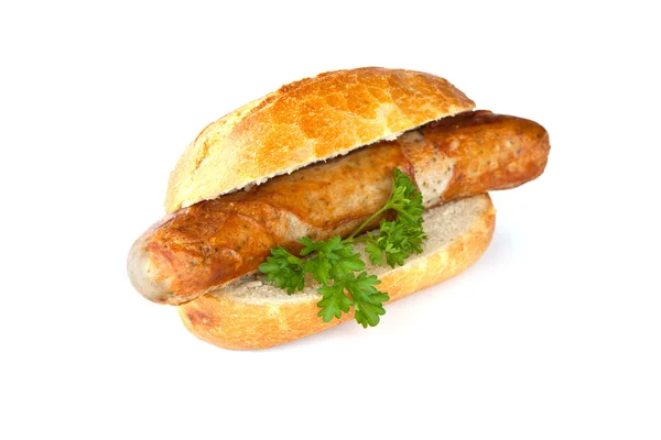 Bratwurst - Saucisse, pain et persil Image En Vente