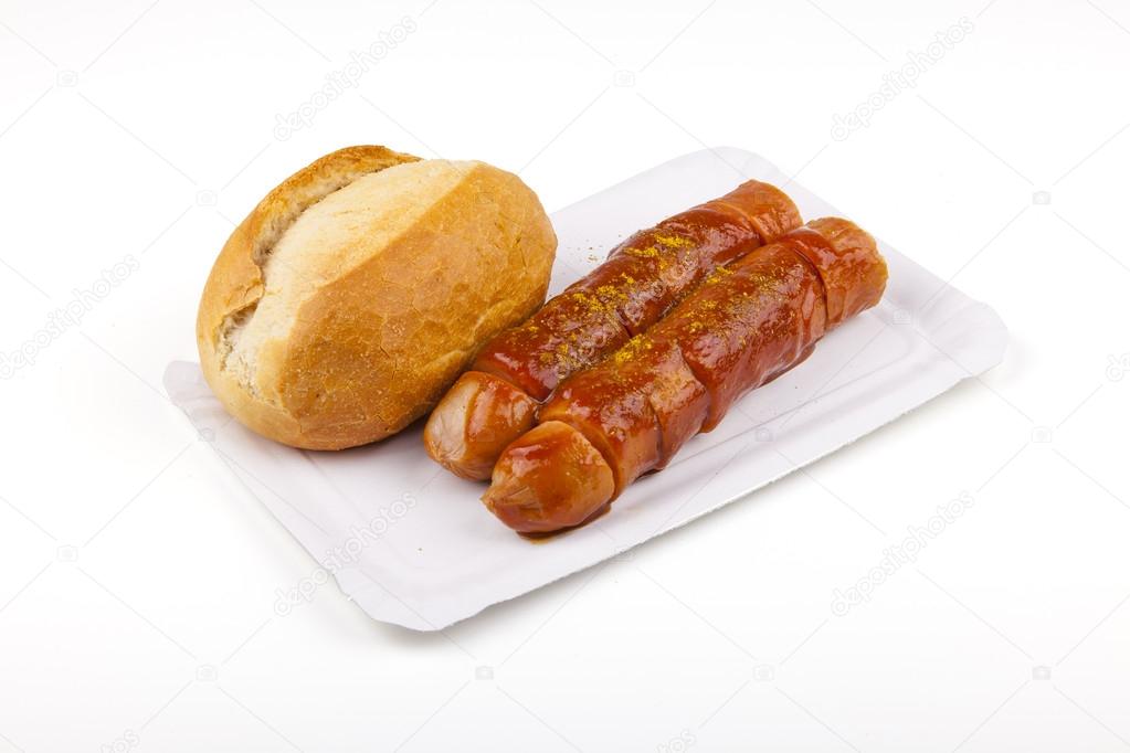 Currywurst german sausage — Stock Photo © fleckus 61927543