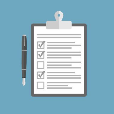 İş Denetim listesi ve kalem