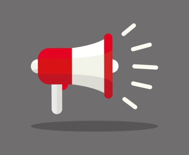 Polis megafon simgesi