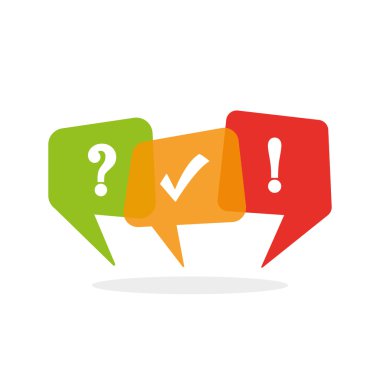 Renkli baloncuklar üzerinde quiz