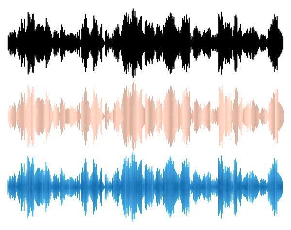 Fali dźwiękowej. Muzyka — Wektor stockowy