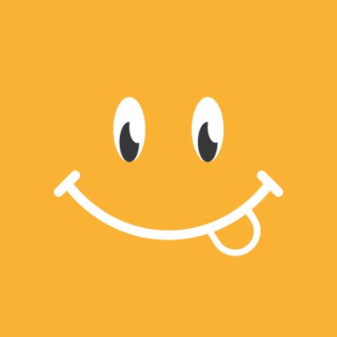 Turuncu Smiley simgesi 